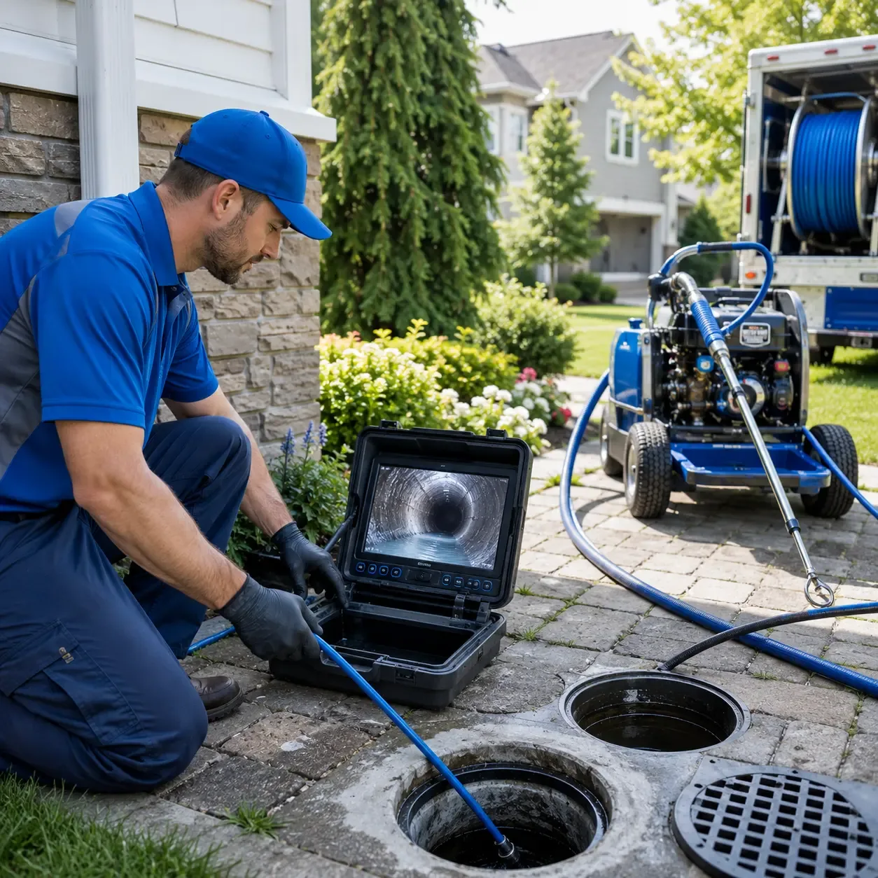 Outdoor drain cleaning professionals serving East Canaan, CT