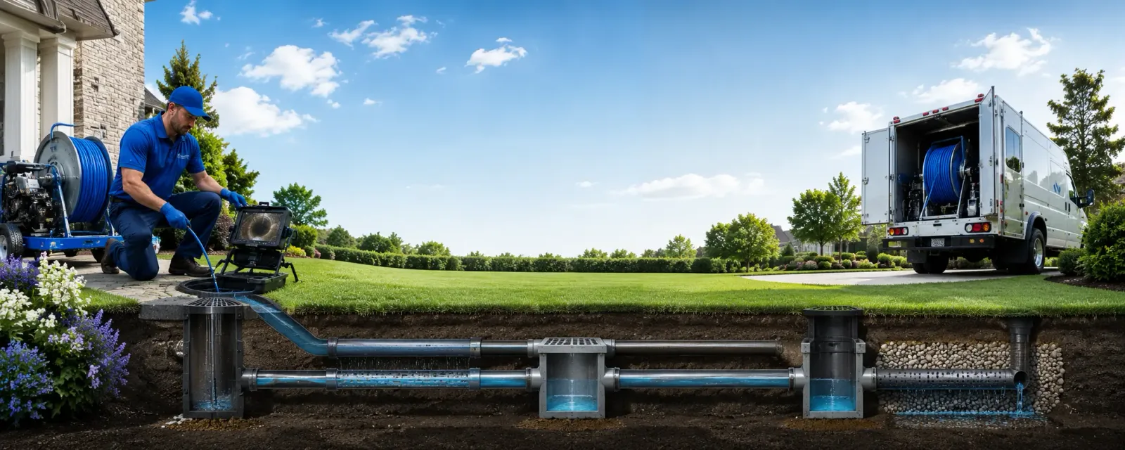 Outdoor drain cleaning information for East Canaan, CT
